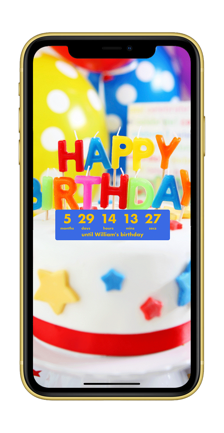 Birthday Countdown App
